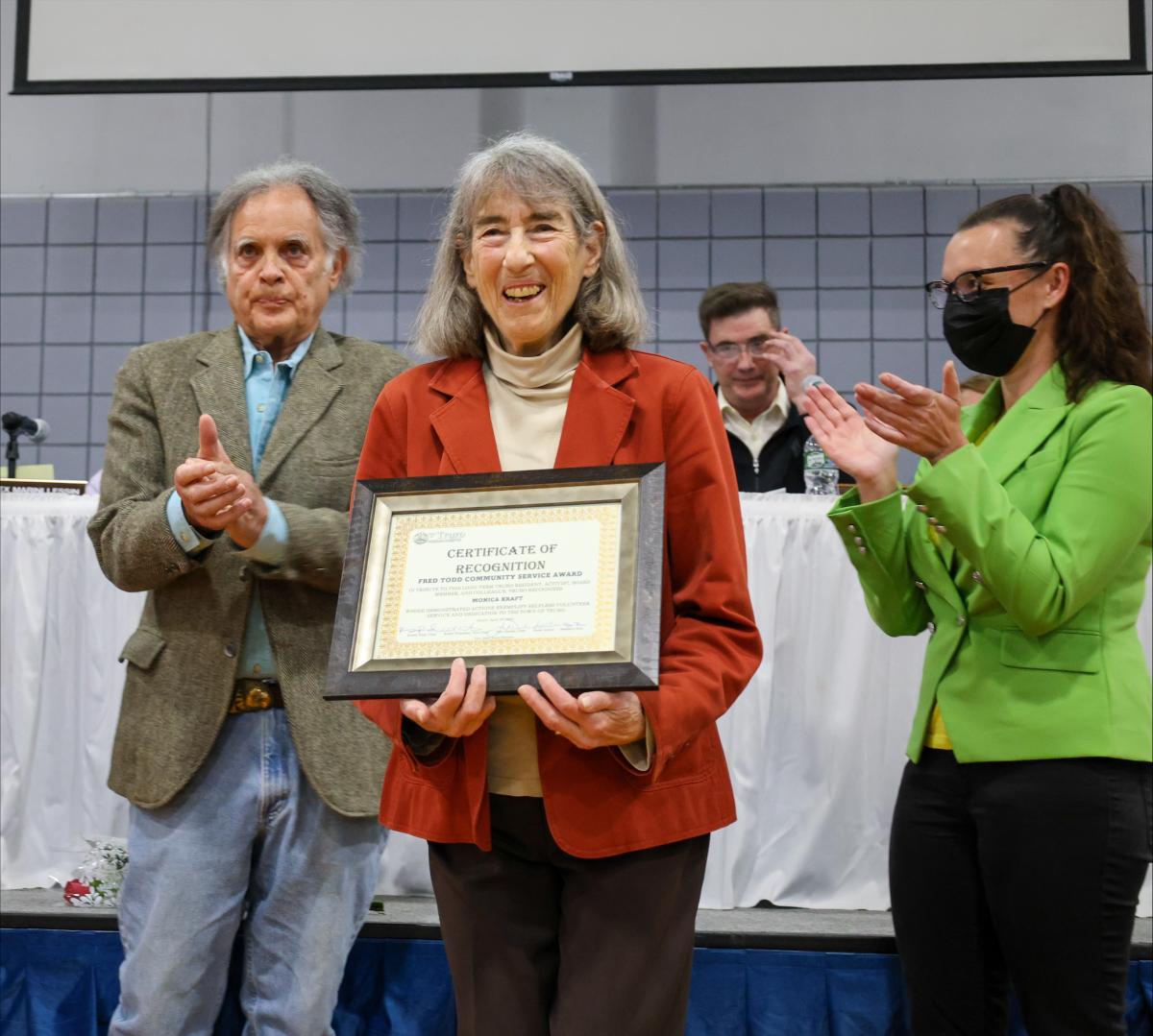 Monica Kraft, Truro Town Moderator - Fred Todd Community Service Award Recipient, 2023 Annual Town M