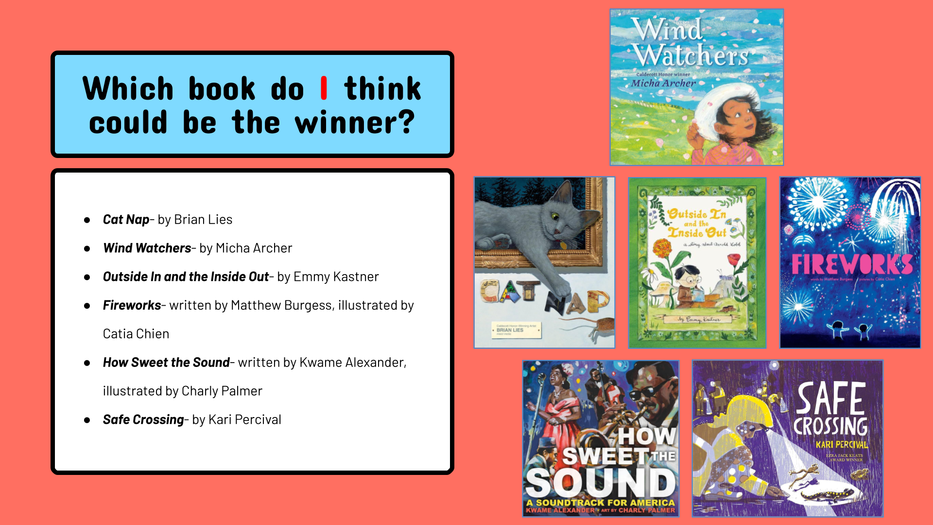 Information about the 2025-26 Outer Cape Mock Caldecott