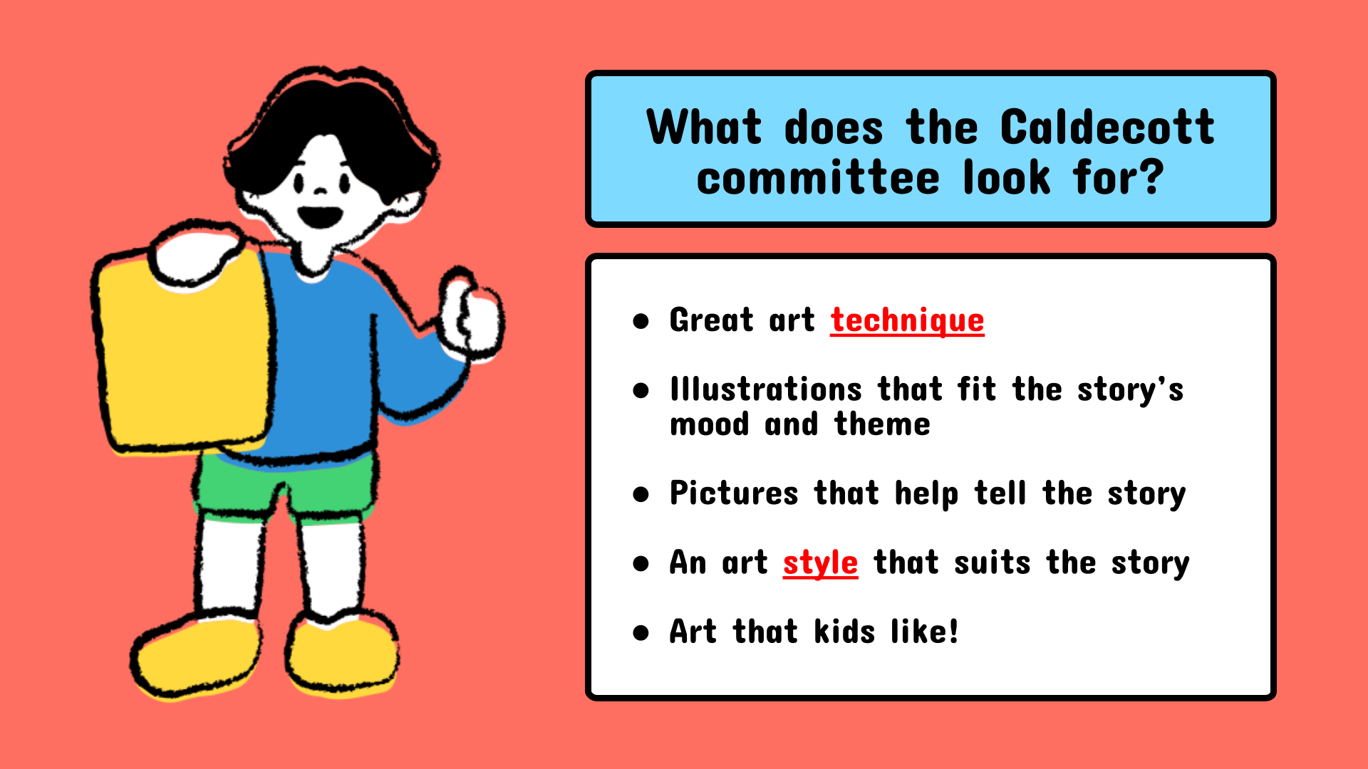 Information about the 2025-26 Outer Cape Mock Caldecott